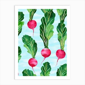 Beets Summer Illustration 3 Art Print