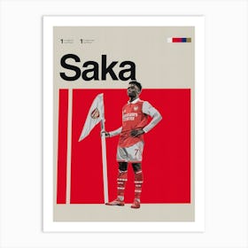 Bukayo Saka Art Print