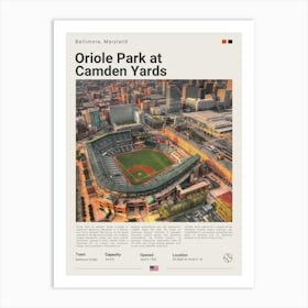 Baseball - Baltimore Orloles - Camden Yards 2 Art Print