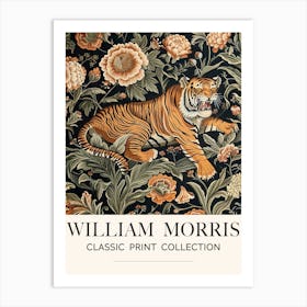 William Morris Style Classic- The Tiger Art Print