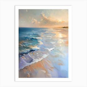 Peaceful Beach 13 Art Print