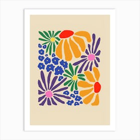 Flower Painting 4 Art Print