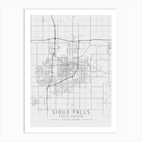 Sioux Falls South Dakota Art Print