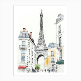 Paris Canvas Print 1 Art Print