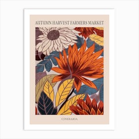 Fall Botanicals Cineraria 2 Poster Art Print