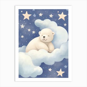 Sleeping Polar Bear 2 Art Print