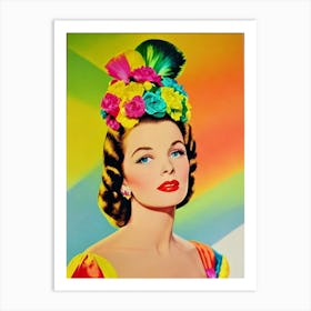 Vivien Leigh Colourful Pop Movies Art Movies Art Print