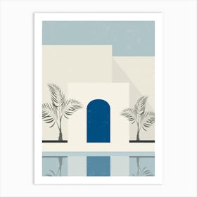 Moroccan Inspired Pool Art Print