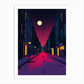 Night In The City Art Print