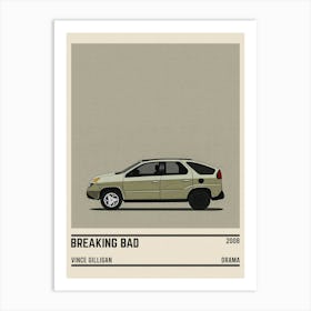 Breaking Bad Car Tv Series Art Print