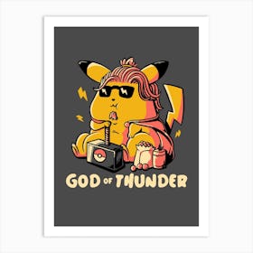 God Of Thunder Art Print