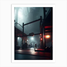 Dark Gym 1 Art Print