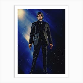 Light Of Heroes ― John Wick Art Print