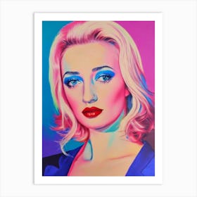 Andrea Riseborough Pop Movies Art Movies Art Print