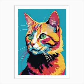 Pop Cat Art Print