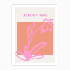 Garden time Art Print