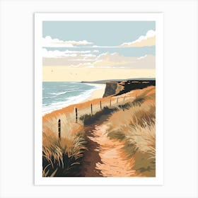 The Wales Coast Path Wales 3 Hiking Trail Landscape Art Print