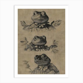 Frogs 1 Art Print