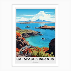 Galapagos Islands Travel Art Print