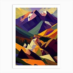 Bromo Tengger Semeru National Park Indonesia Cubo Futuristic Art Print