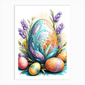 Easter Eggs 2 Art Print