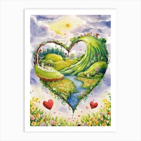 Heart Of The Land Art Print