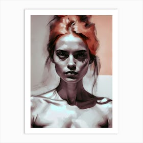 Portrait Of Raquel Art Print