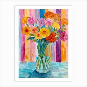 Flowers In A Vase 105 Art Print