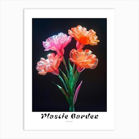 Bright Inflatable Flowers Poster Carnations 5 Art Print