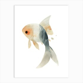 Charming Nursery Kids Animals Goldfish 3 Art Print