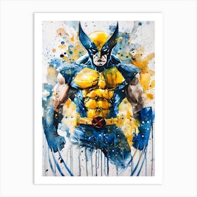 Wolverine Watercolor Art Print