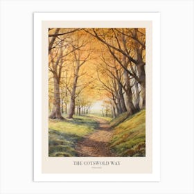 The Cotswold Way England 2 Uk Trail Poster Art Print