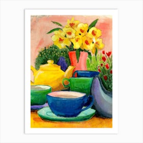 Morning Tea Art Print