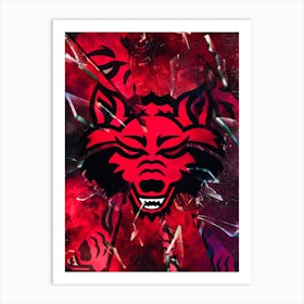 Arkansas State Red Wolves 1 Art Print