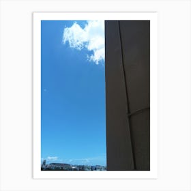 Blue Sky With Clouds Art Print