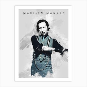 Marilyn Manson Musician Art Print