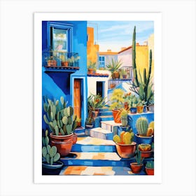 Cactus Garden - Bohemian Art 2 Art Print