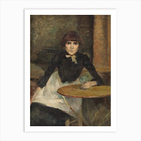 A La Bastille (Jeanne Wenz), Henri de Toulouse-Lautrec Art Print