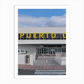 Aeropuerto de Lanzarote Art Print