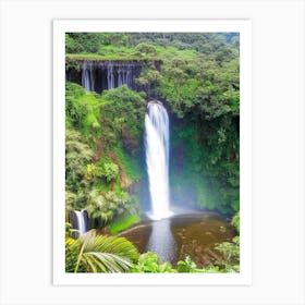 Millaa Millaa Falls, Australia Majestic, Beautiful & Classic (2) Art Print