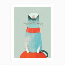 Sailor Cat Art Print