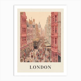 Vintage Travel Poster London 2 Art Print
