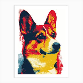 Pop Corgi Art Print