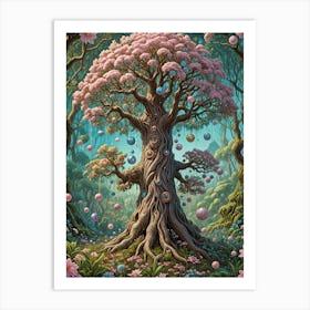 Alien Tree no1 Art Print