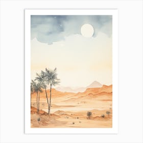 Watercolour Of Sharm El Sheikh   Sinai Peninsula Egypt 3 Art Print