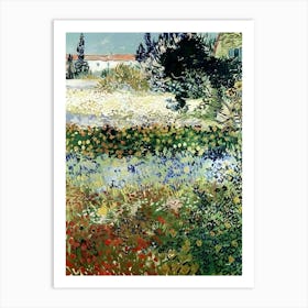 Claude Monet Garden Art Print