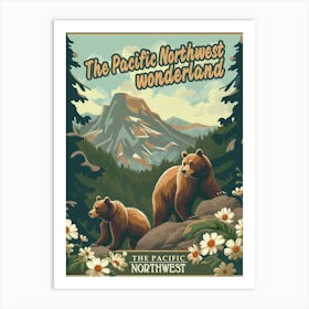 Majestic Pacific Northwest Poster Art Print