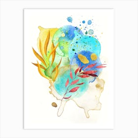 Bohemian style watercolor. 1 Art Print