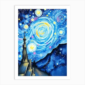 Starry Night 34 Art Print