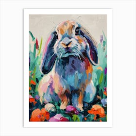 Mini Satan Rabbit Painting 1 Art Print